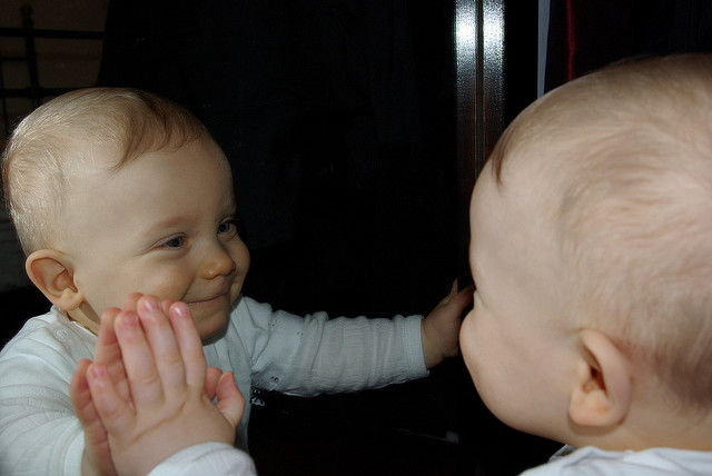 Малыш и зеркало